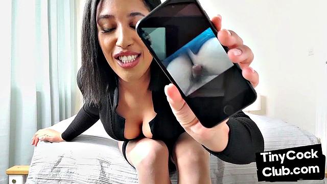 Amateur treatment in stockings