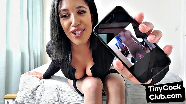 Amateur treatment in stockings