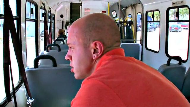 A kinky BBC pound a white guy's ass in public with his glasses on!