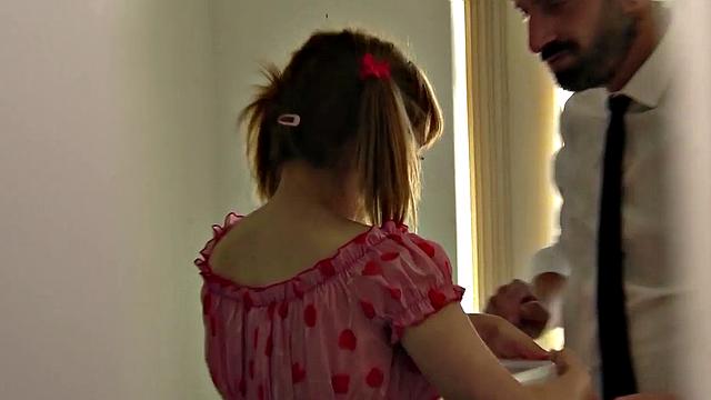 Hardfucked little subslut Cherry English hammered by masteMoms, Hardcore, Milf