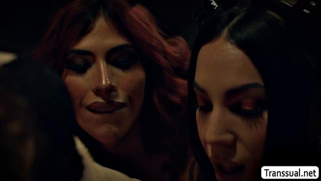 Summoning Evil TS to lick and fuck my pussy