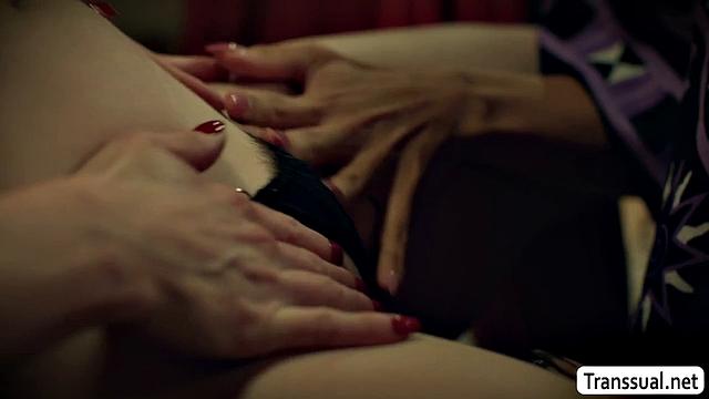 Summoning Evil TS to lick and fuck my pussy