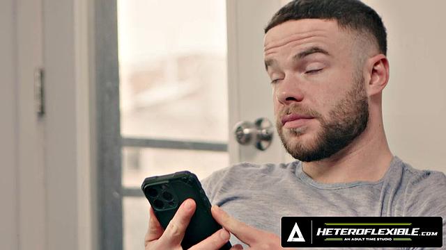 HETEROFLEXIBLE - Hung Marcus McNeil Pounds Femboy In Lingerie Mikey Vega & Covers Face In Cum