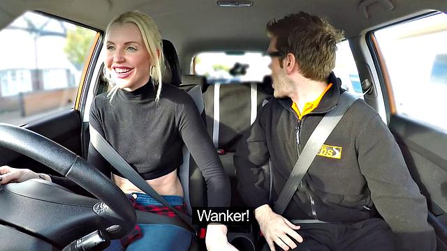 Blonde babe Learner gets off on cock play and squirts in pleasure