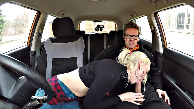 Blonde babe Learner gets off on cock play and squirts in pleasure