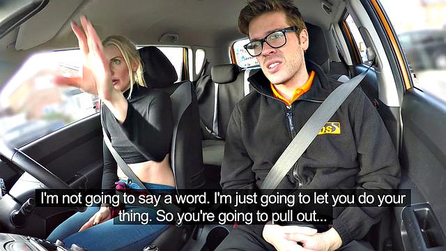 Blonde babe Learner gets off on cock play and squirts in pleasure