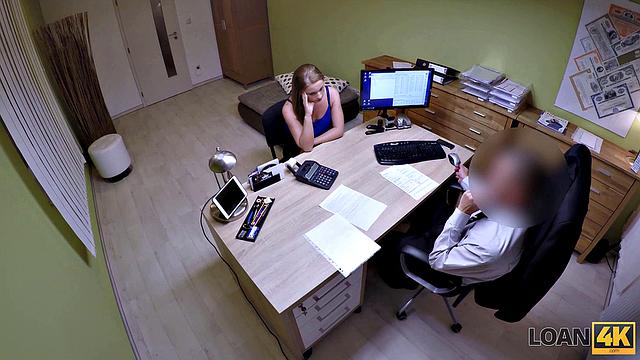 LOAN4K. Banker is ready to help if she gives something in return