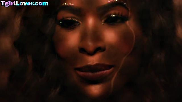 Lesbian ebony trans fucked by GF