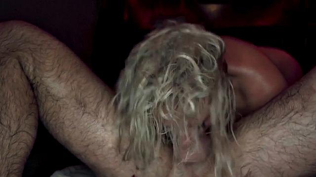 Euro oiled picked up babe smashed by fake priest before throat