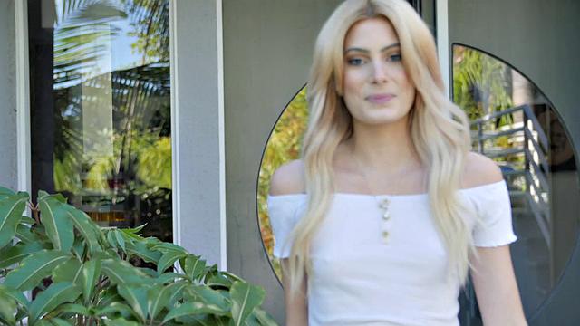 Skinny Blonde Nella Jones Rides Cowgirl on Donnie Rock Hardcore