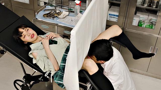 A quick trip to the Doctor and Yuli ends up fucking him and swallowing cum