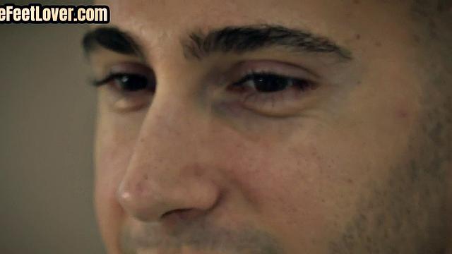 Ebony babe fucked after foot licked