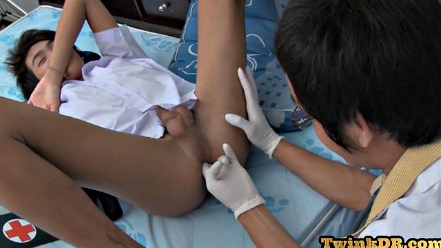 Real asian doc pounded by colleague