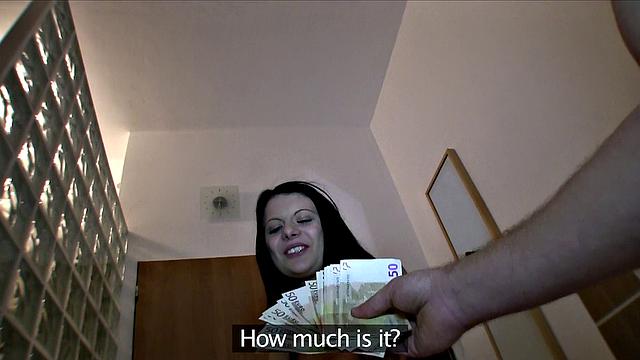 Adorable Hottie gets her tight pussy pounded in the bathroom while wearing a thong and jeans