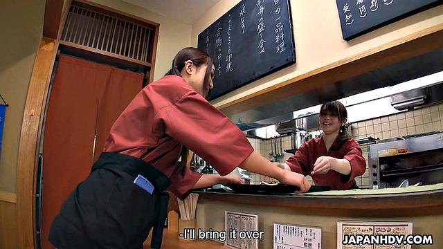 The magic restaurant with Kyoka Makimura and Sakura Aoi fucking