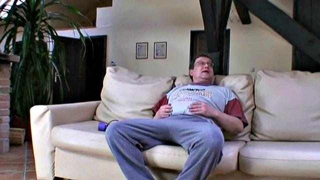 Teen fucked by man after sweaty workout