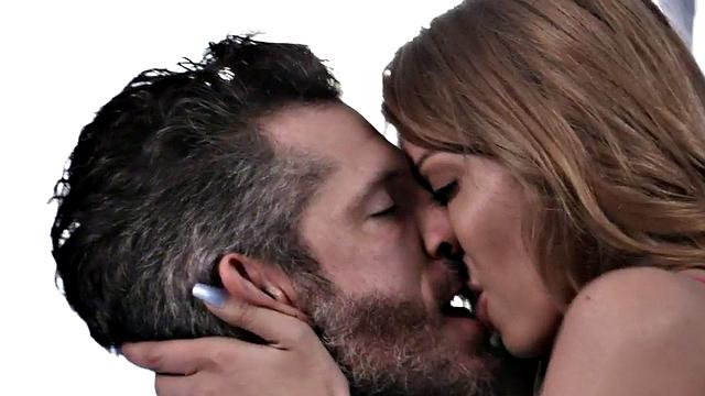 21yo enjoys fucking from behind by big white dick