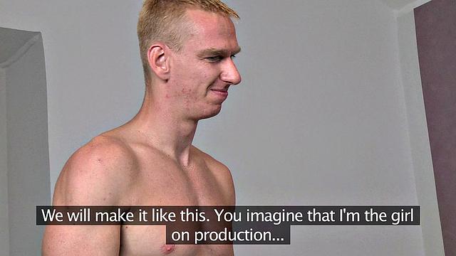 Athletic Cock Fucks and Cums All Over Agent's Chest