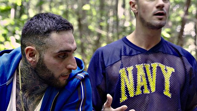 HETEROFLEXIBLE - Curious Str8 Hunks Skyy Knox & Tony D'Angelo Fuck In The Woods