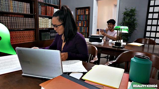 Playing Around In A Library