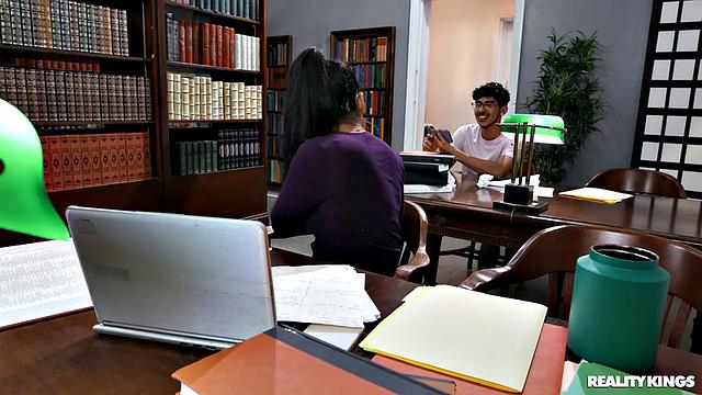 Playing Around In A Library