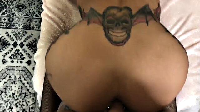 Nasty MILF enjoys fucking hard in tight pussy