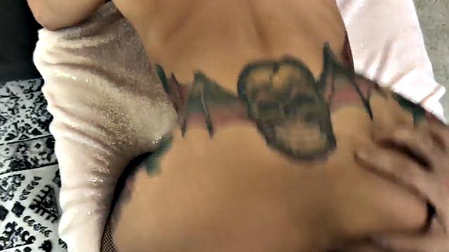 Nasty MILF enjoys fucking hard in tight pussy