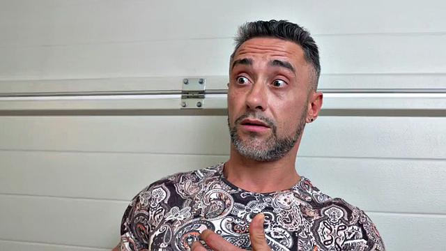 Ethnic security guard drilled