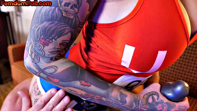 Alternative dominatrix pegging sub