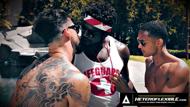 HETEROFLEXIBLE - Stud Axel Green Tries Anal With Buddy Luca Knight During No Nut November