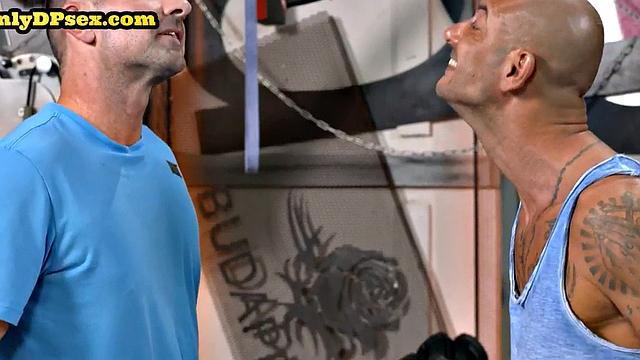 Anal gaping MILF in lingerie 3some banged in mouth and ass