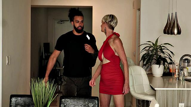 60-year-old Foxxxy fucks her son's best friend