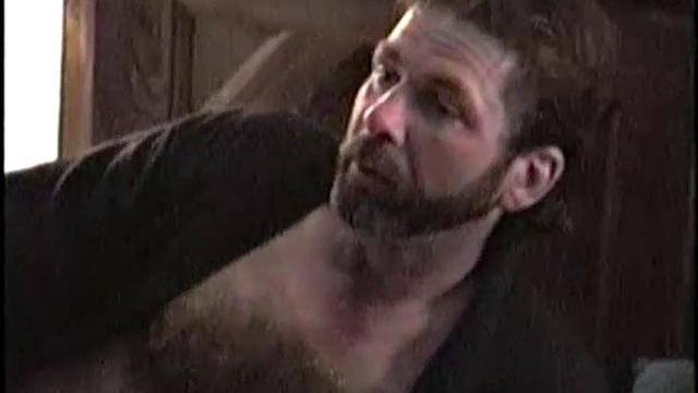 Byron shows off his body and strokes his cock for the camera