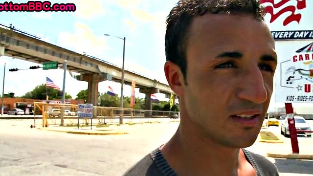 Black picked up and public banged outdoor for money