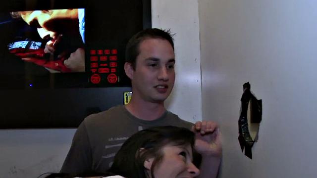 Naive straight stud gets gloryhole sucked by dude