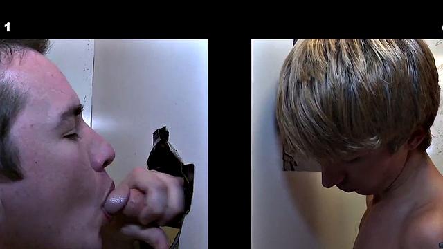 гетеро по приколу суёт в дырку, а там парень уже ждёт