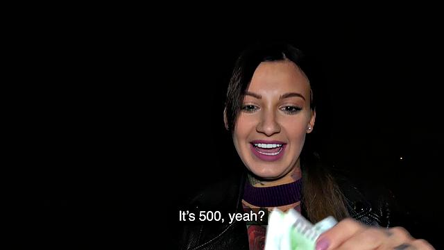 Tattooed horny minx late-night fuck