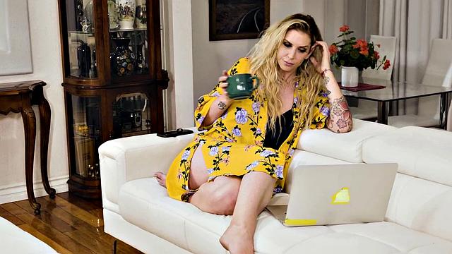 Petite Brunette Can't Keep Herself Away From MILFs Like Her Hot Stepmom