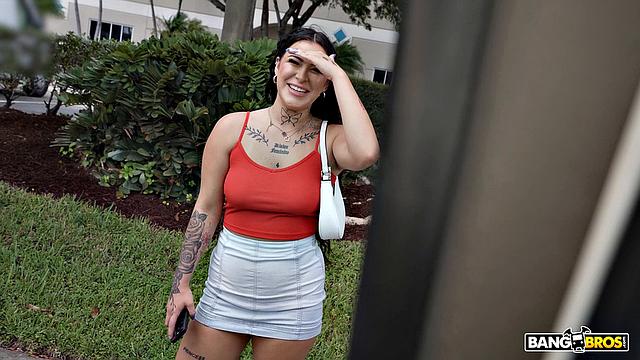 Hottie In The Bus For Job Interview