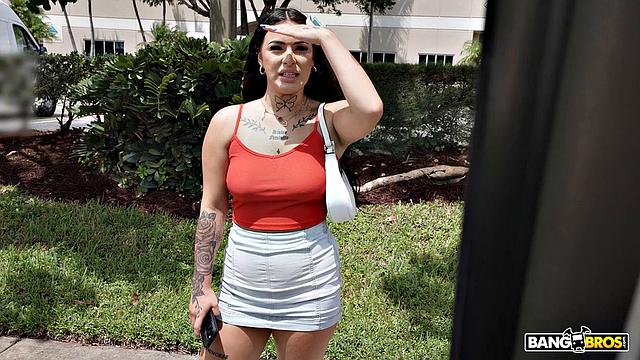 Hottie In The Bus For Job Interview