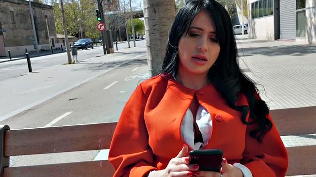 A busty Latina get her tight pussy pounded in POV before getting drilled in the open