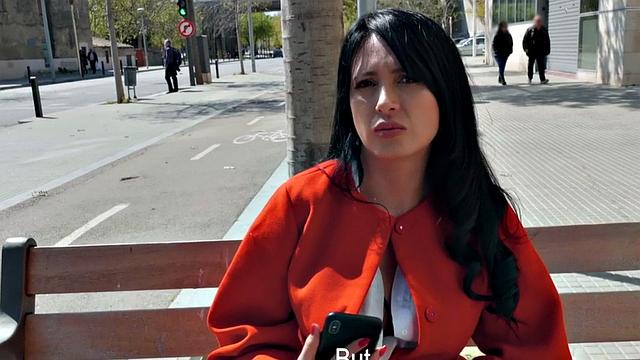 A busty Latina get her tight pussy pounded in POV before getting drilled in the open