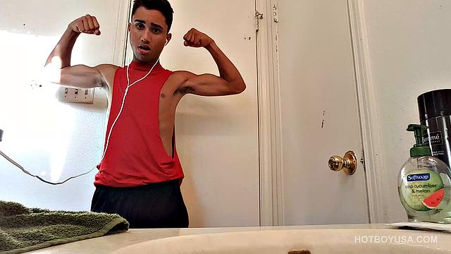 Twink Lucas Bathroom Off