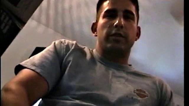 Straight Zack Stroking Cock