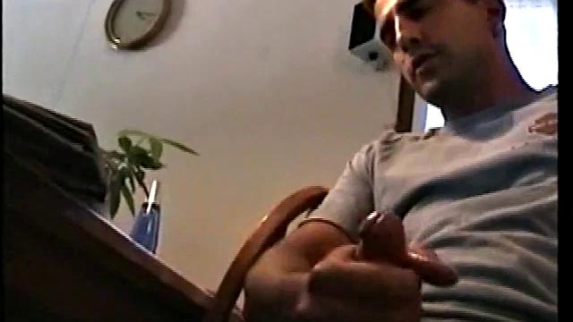 Straight Zack Stroking Cock