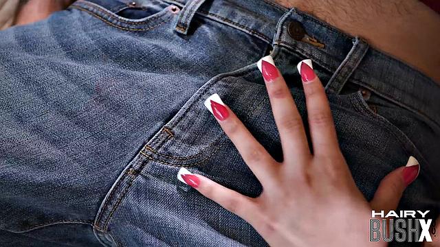 Hairy petite bae deepthroating