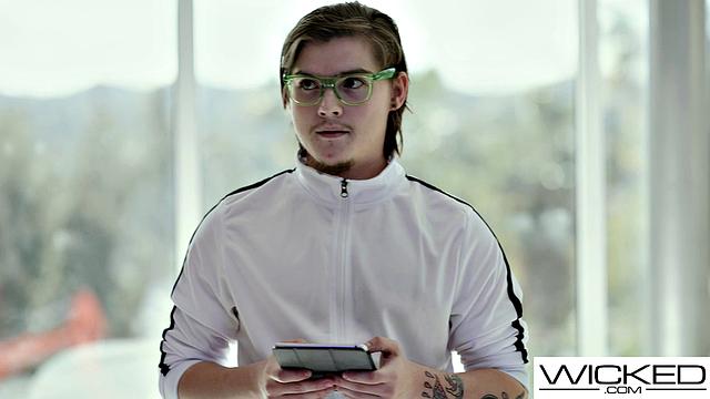 Wicked - Cyber Space Redhead Gets Cyber Fucked Hard