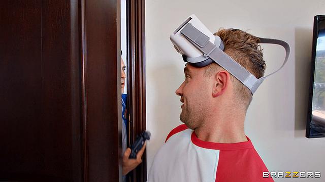 Pervy VR Roommate's Titty Squeeze