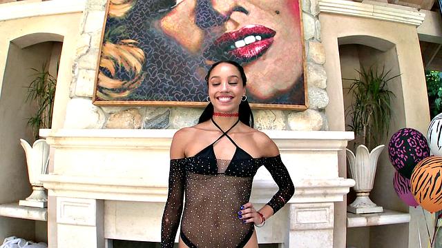 Alexis Puts Throat To The Test