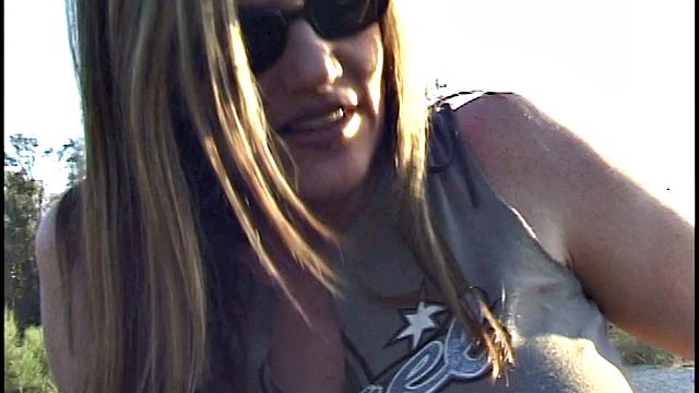 Titties On Scooter